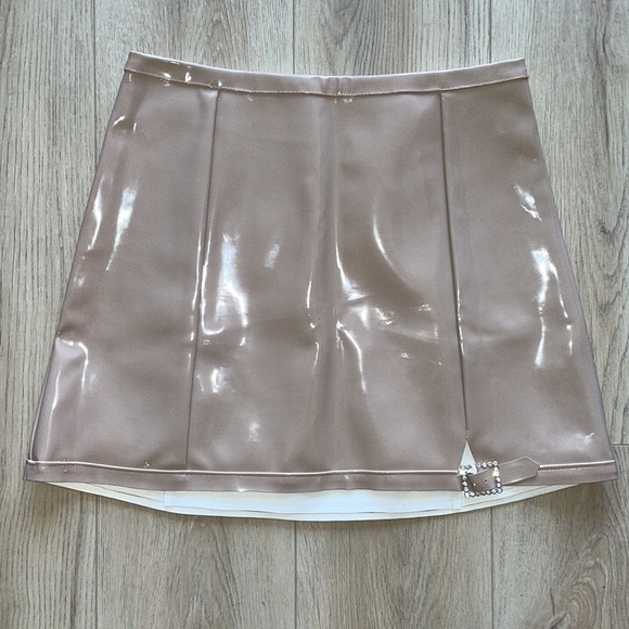 For Love And Lemons High Roller Latex Skirt - Picture 8 of 11